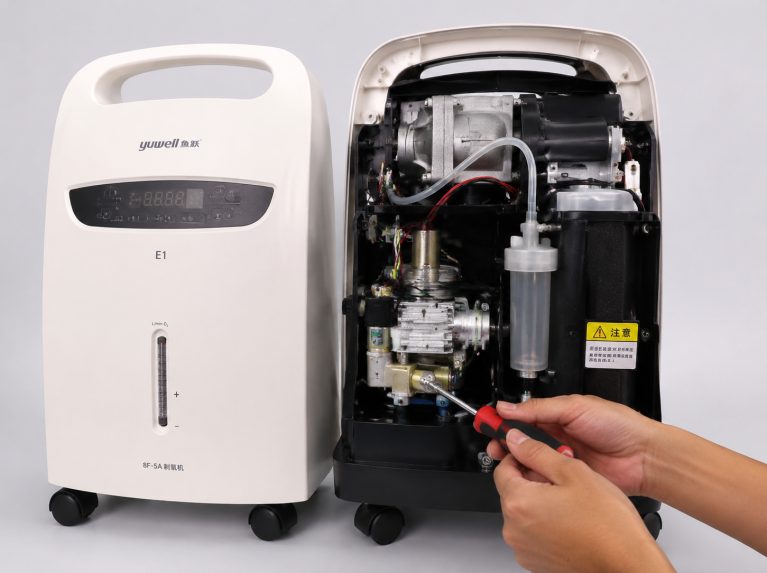 六安鱼跃制氧机E1/E2/E3/E4故障代码维修